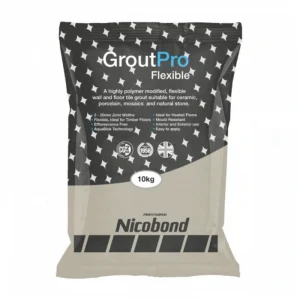 Nicobond Tile Groutpro Flexible 10kg Cream