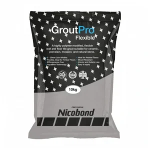Nicobond Tile Groutpro Flexible 10kg Silver Grey