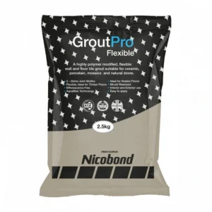 Nicobond Tile Groutpro Flexible 2.5kg Cream