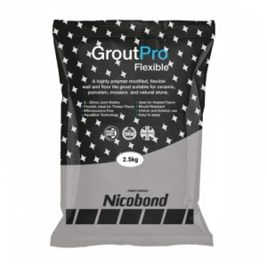 Nicobond Tile Groutpro Flexible 2.5kg Silver Grey